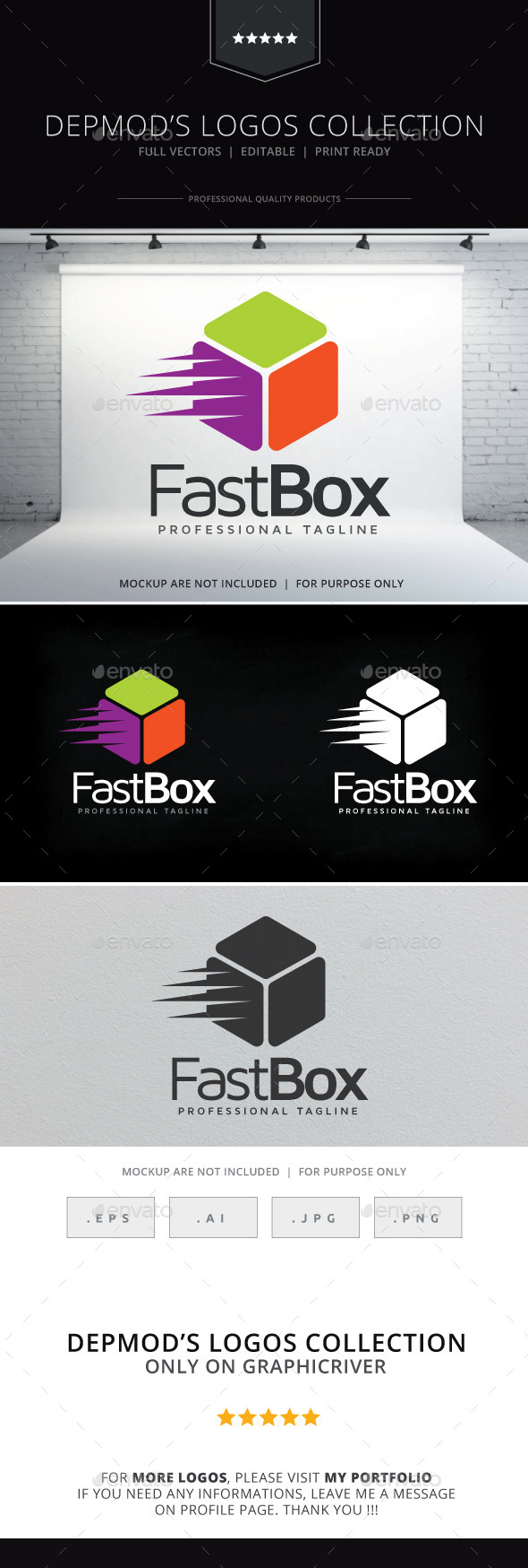 Fast Box Logo - Symbols Logo Templates
