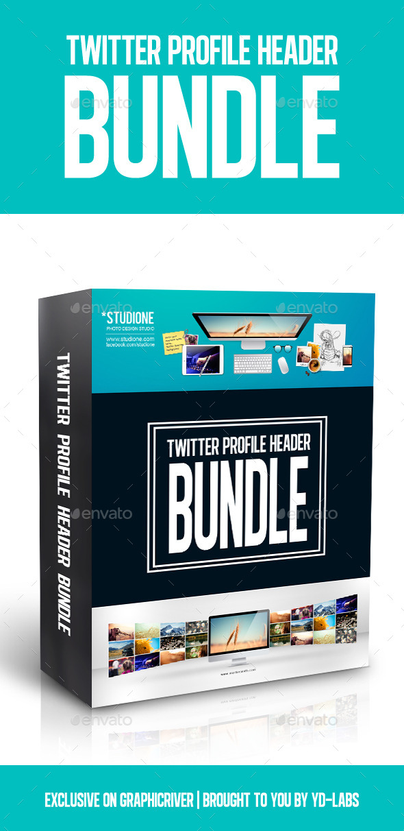Twitter Profile Header Bundle - Twitter Social Media