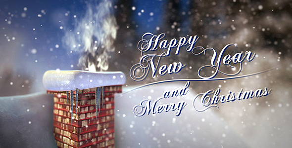 Merry ChristmasHappy New - VideoHive 9343254