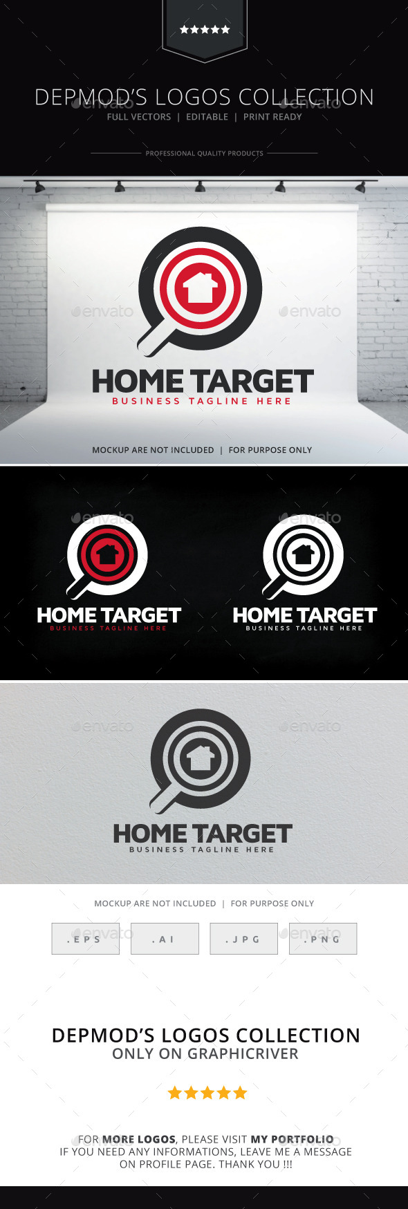 Home Target Logo - Symbols Logo Templates