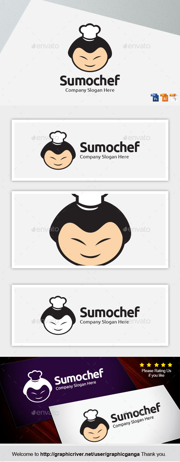 Sumochef - Humans Logo Templates