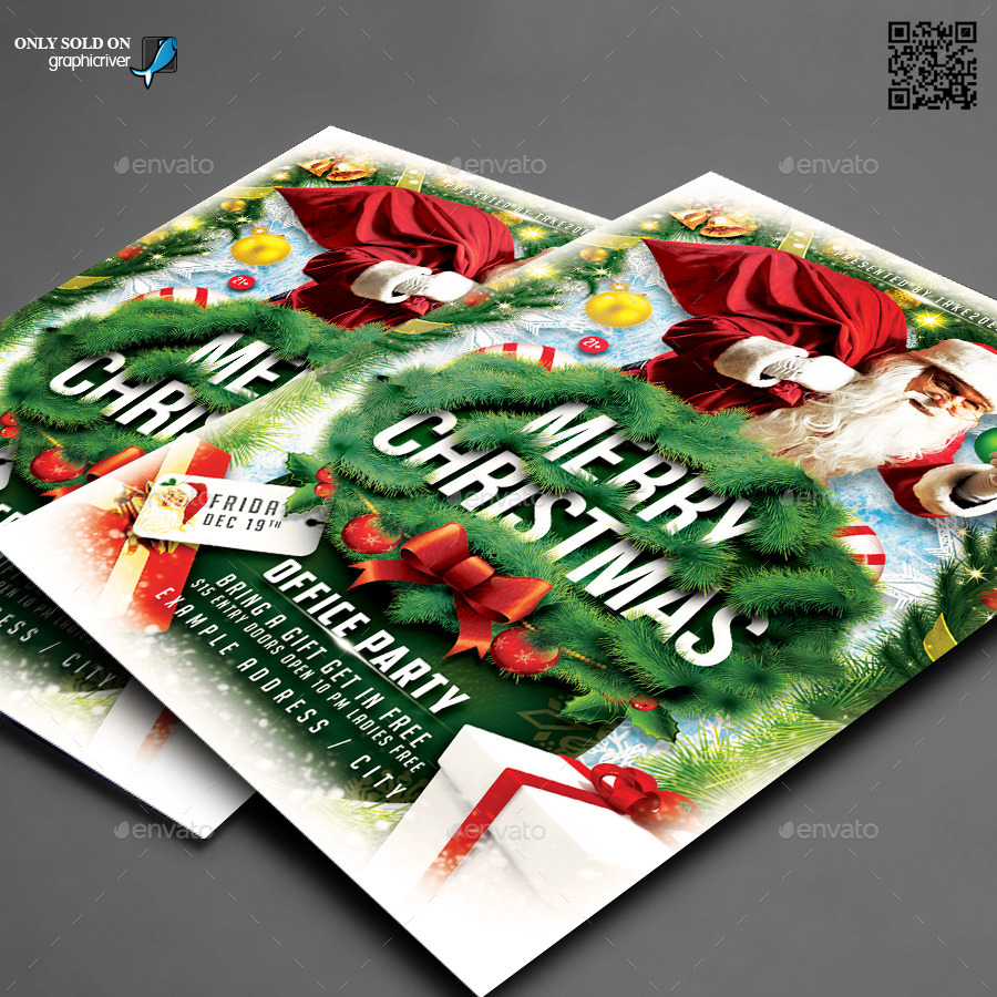 Christmas Party-Merry Christmas by Take2Design | GraphicRiver