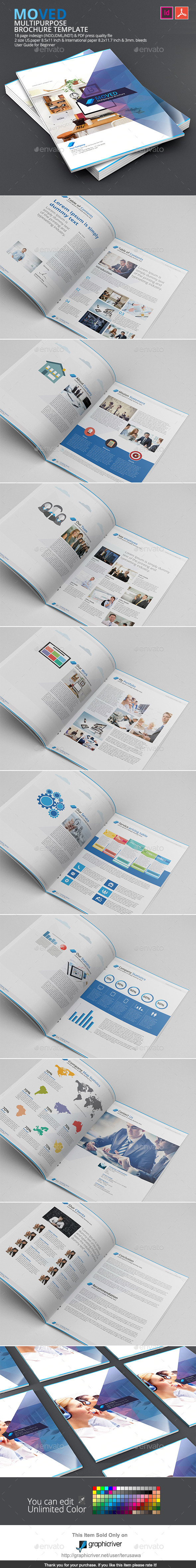 Moved Brochure Template - Corporate Brochures