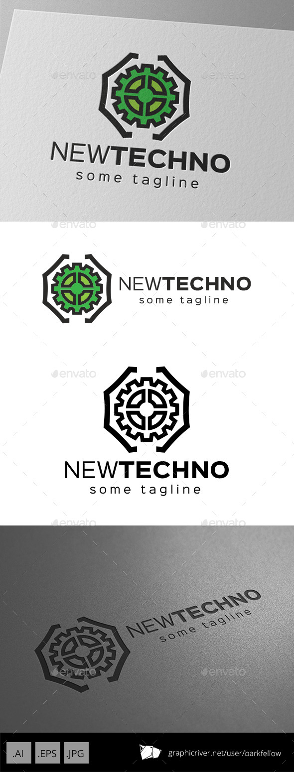 Techno Industry Logo - Symbols Logo Templates