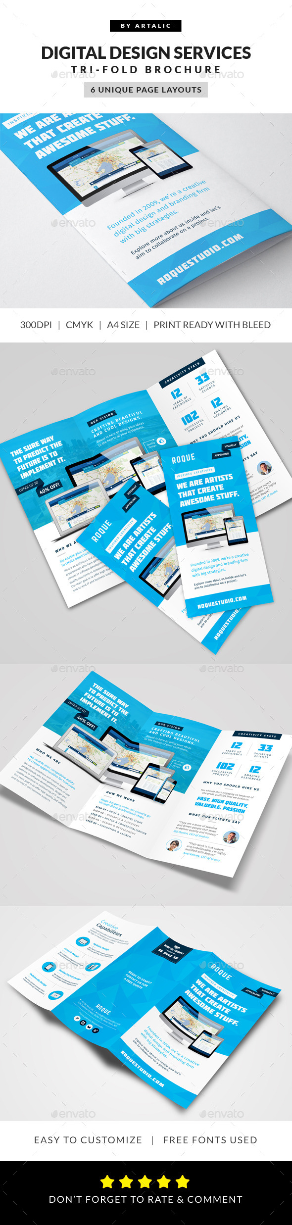 Web Design Agency Brochure - Informational Brochures