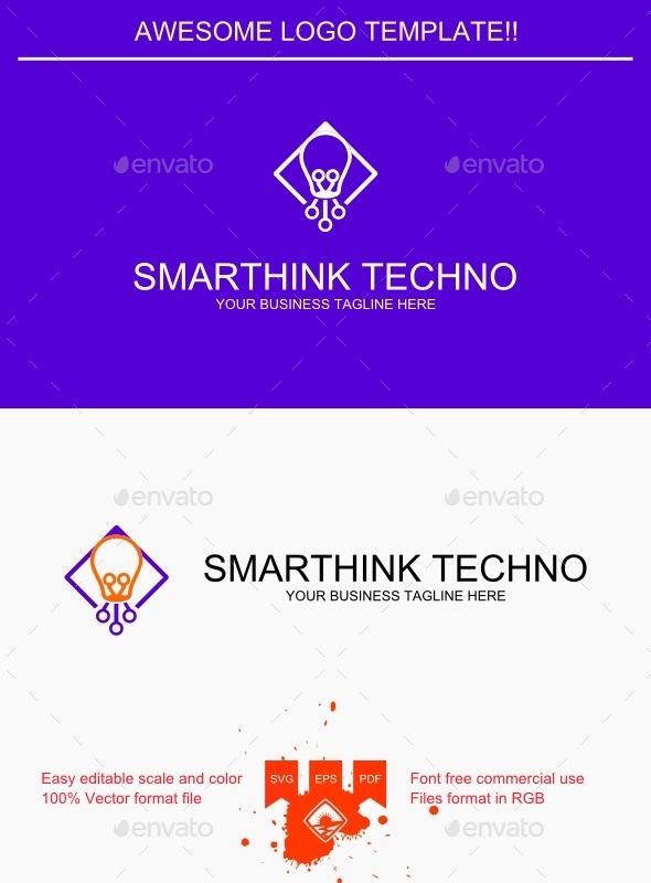 Smarthink Techno Logo - Objects Logo Templates