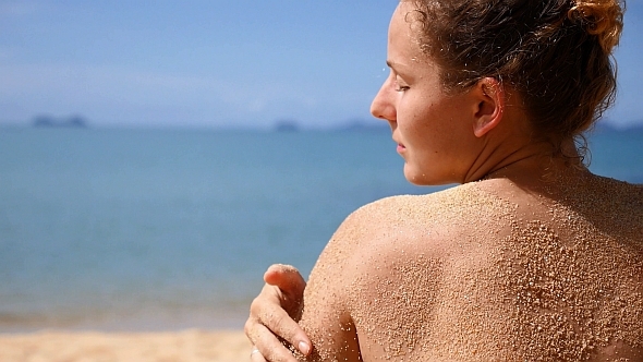 Woman on the Beach alt