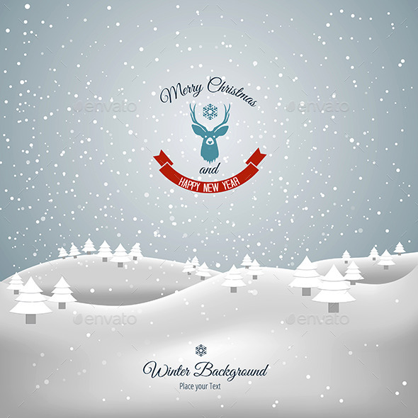 Merry Christmas Landscape - Christmas Seasons/Holidays