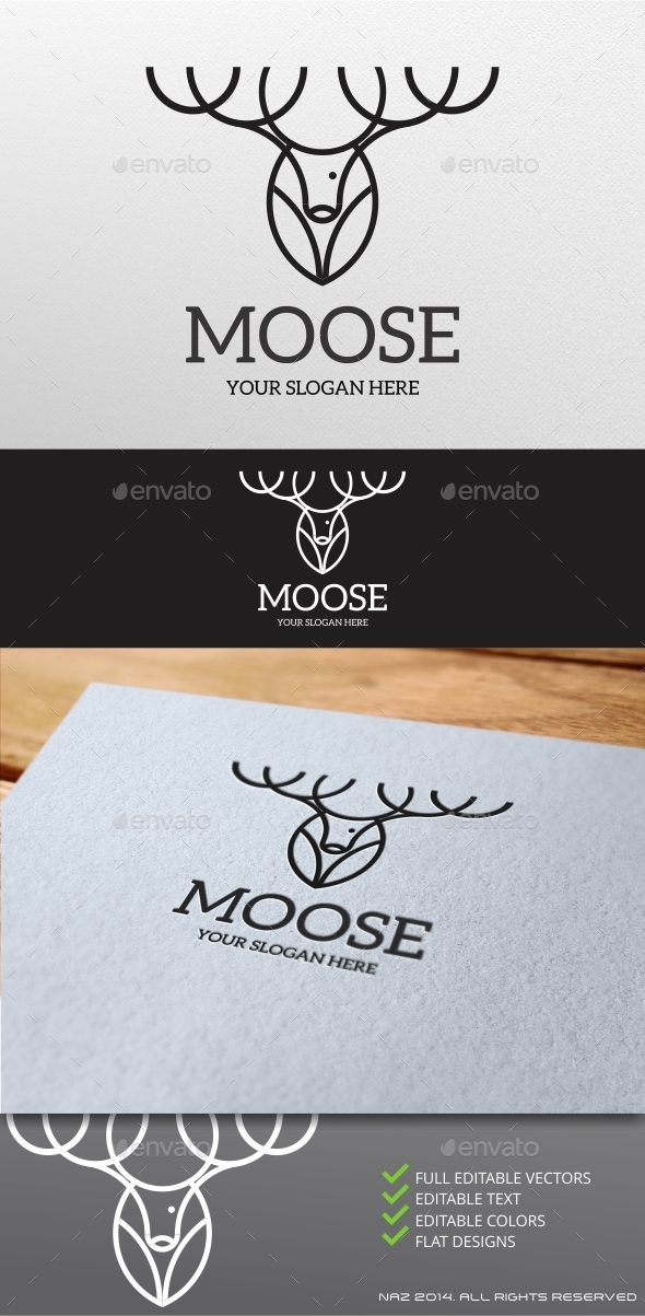Moose Logo - Animals Logo Templates