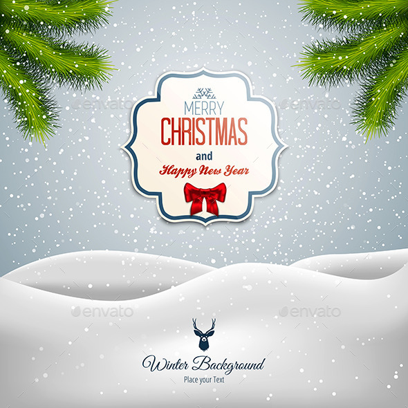 Merry Christmas Landscape - Christmas Seasons/Holidays