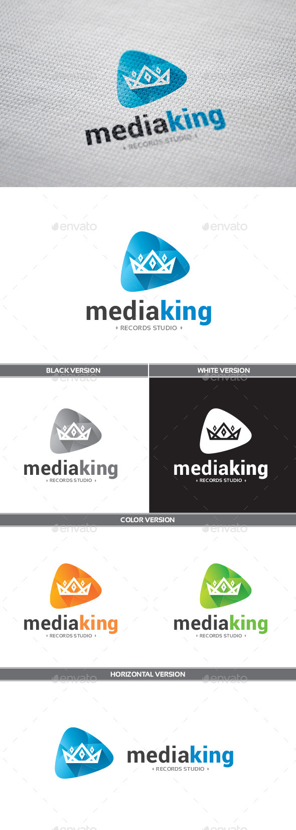 MediaKing Logo - Symbols Logo Templates