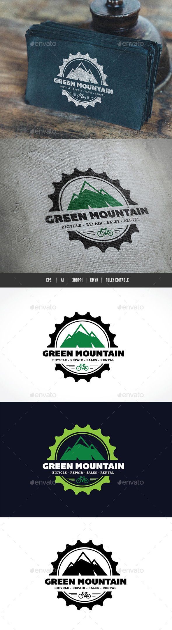 Green Mountain Logo - Crests Logo Templates