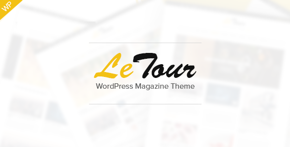 LeTour - WordPress - ThemeForest 9412597