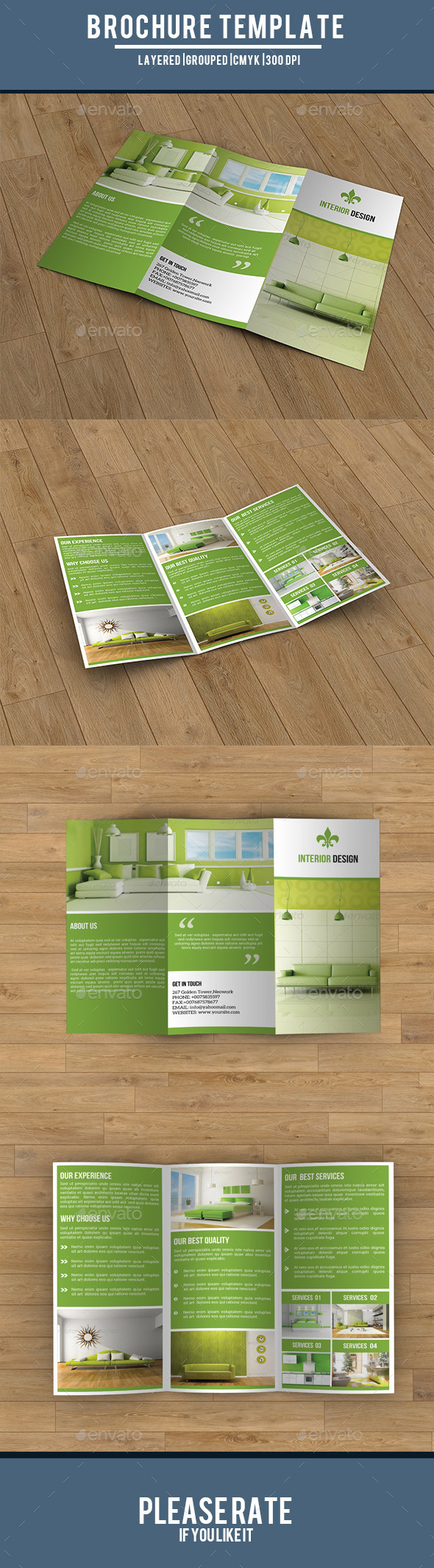 Trifold Interior Brochure-V182 - Corporate Brochures