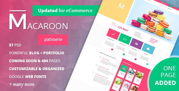 Macaroon - Creative - ThemeForest 9060830