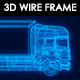 Container Truck 3D Wireframe - VideoHive Item for Sale