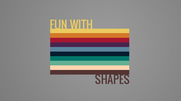 Fun With Shapes - VideoHive 9365541