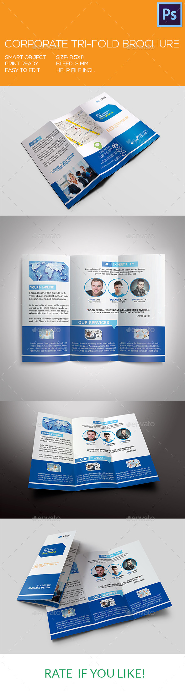 Corporate Tri-Fold Brochure - Corporate Brochures