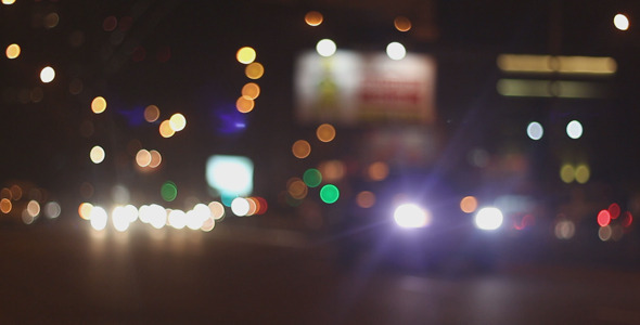 Night City Traffic, Stock Footage | VideoHive