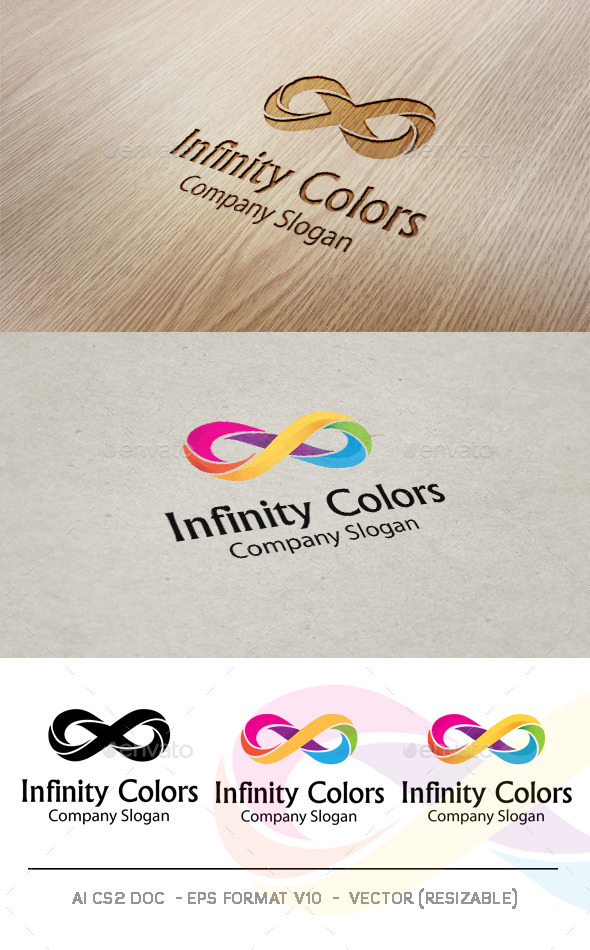 Infinity Colors V2 Logo - Symbols Logo Templates