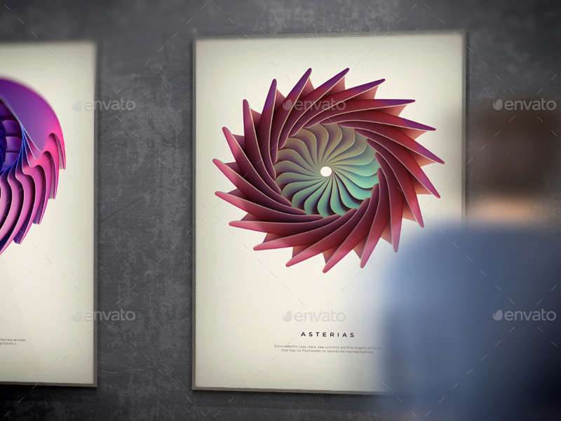 Poster Exhibition Gallery Mockups, Graphics | GraphicRiver