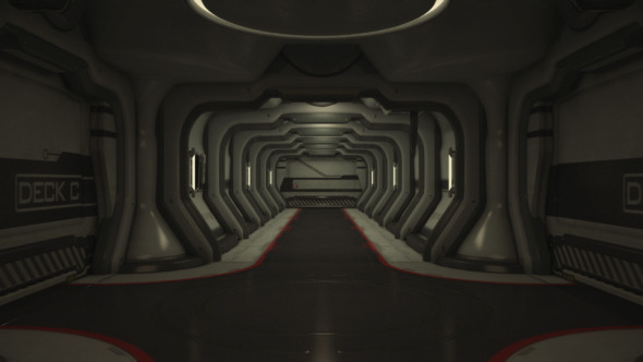 Sci-Fi Corridor - VideoHive 9286599