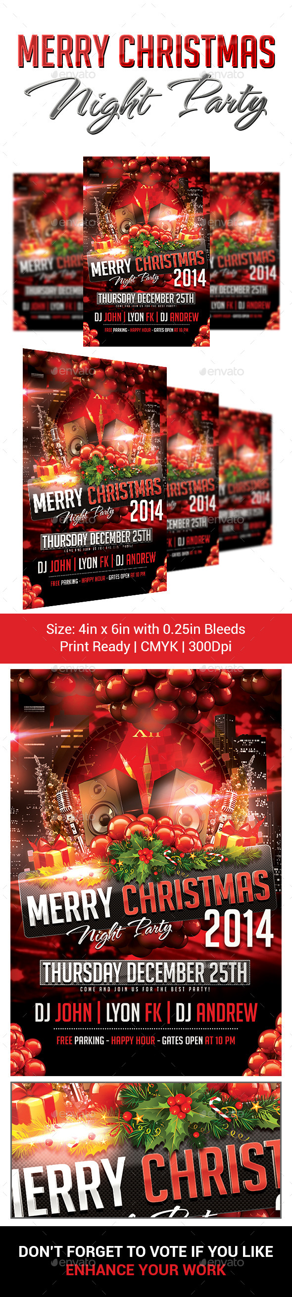 Christmas Party Flyer 2014 - Clubs & Parties Events