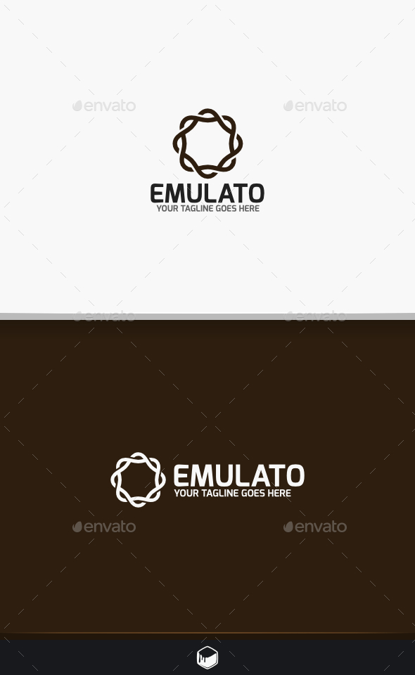 Emulato Logo - Vector Abstract