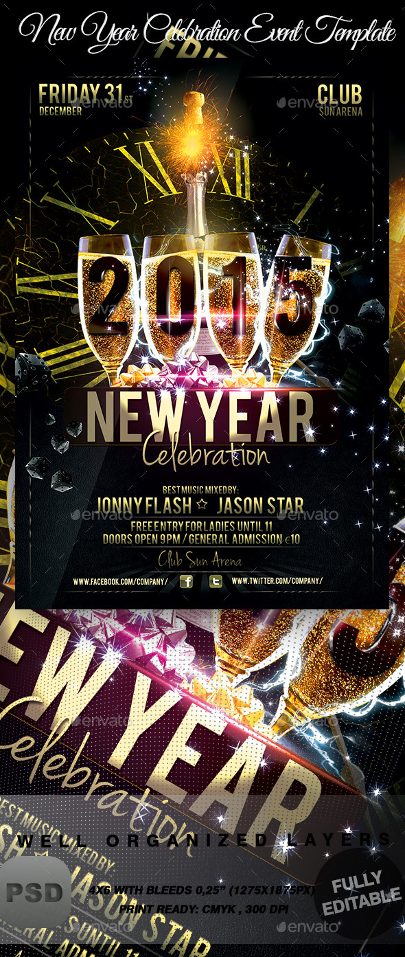 New Year Celebration Event Template - Events Flyers
