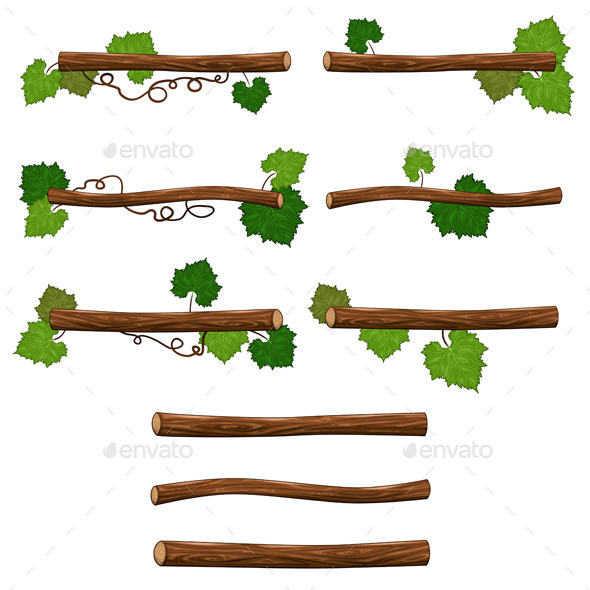Set of Branches - Organic Objects Objects