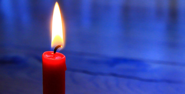 Red Candle Alone
