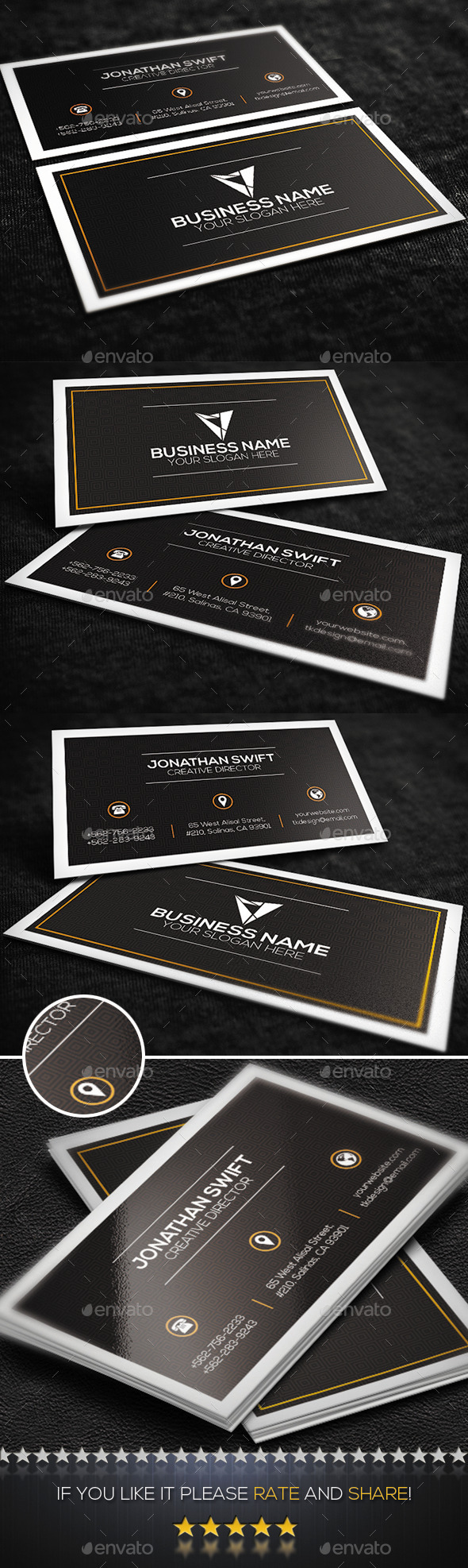 Brown Corporate Business Card - Corporate Business Cards