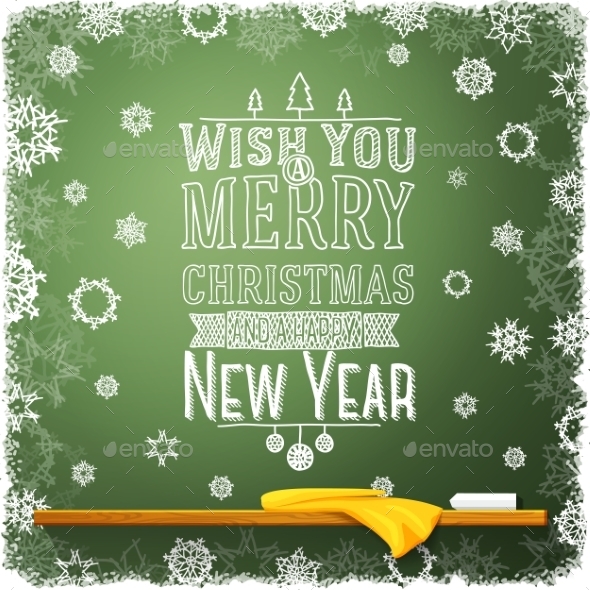 Merry Christmas and a Happy New Year Message - Christmas Seasons/Holidays