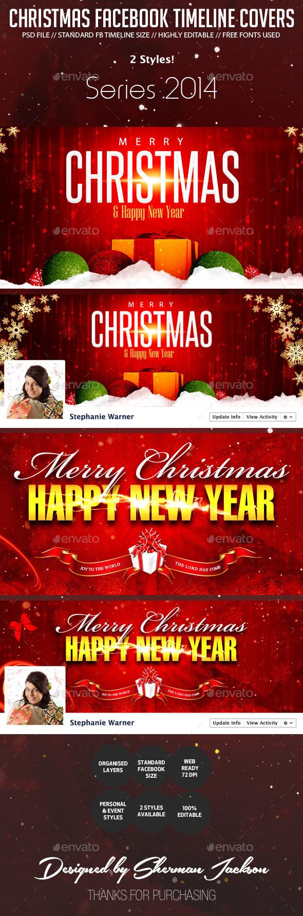 Christmas Holiday Facebook Cover Photos - Facebook Timeline Covers Social Media