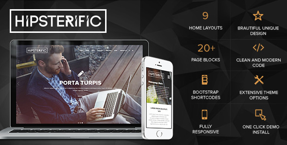 Hipsterific – Responsive Multi-Purpose WP Theme - Creative WordPress