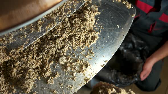 Brewer Cleaning Kettle Brewery alt