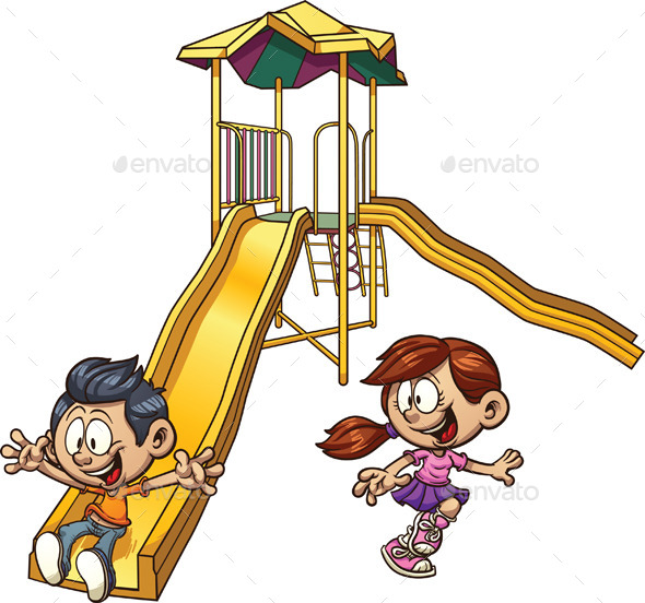 Kids Playing - Characters Vectors