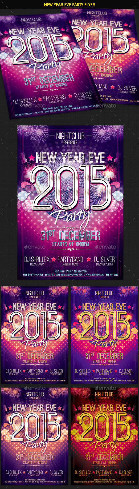 New Year Eve Party Flyer - Clubs & Parties Events