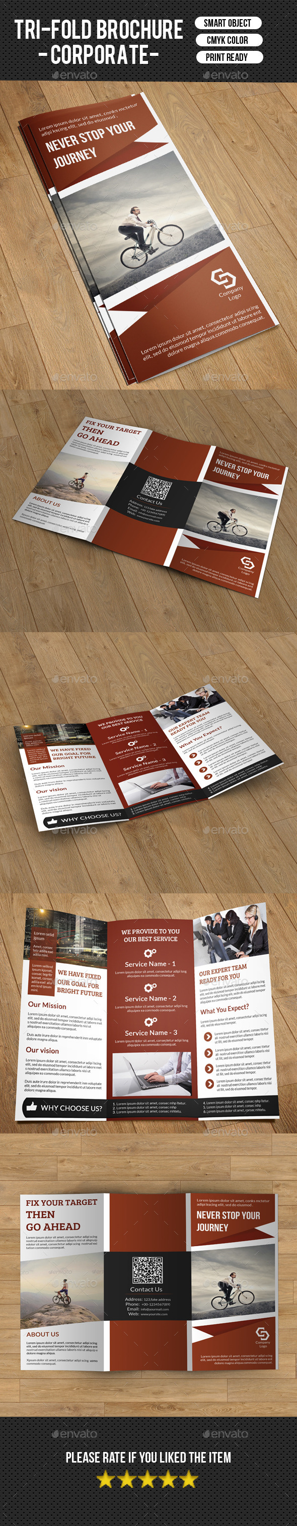 Trifold Business Brochure-V183 - Corporate Brochures