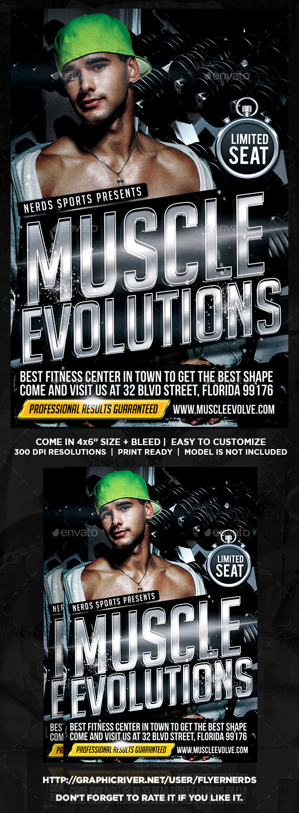 Muscle Evolutions Sports Flyer - Sports Events