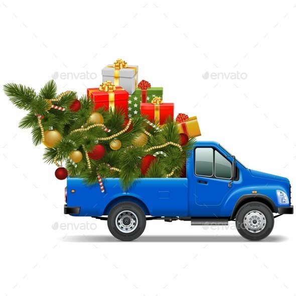 Vector Christmas Pickup - Christmas Seasons/Holidays