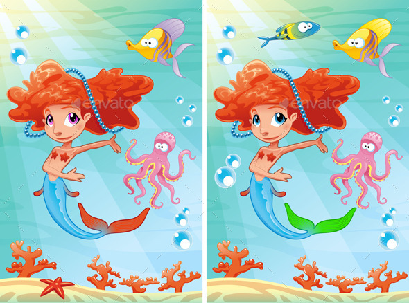Spot the Differences - Characters Vectors