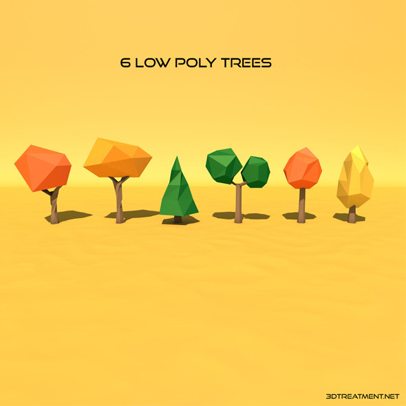 6 Low Poly - 3Docean 9441562