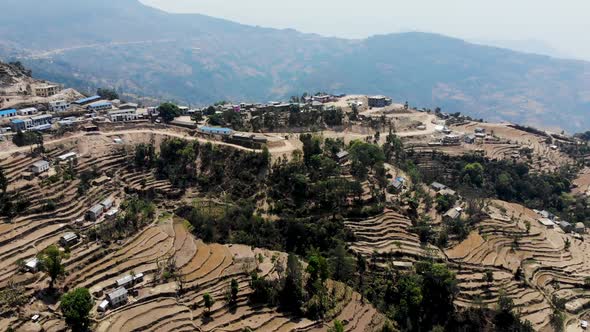 Field In Hilly Area Of Nepal