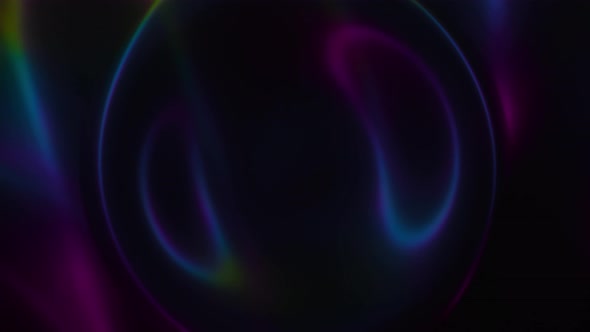 Ring hole circle center vortex. Neon purple green teal lights rays glow in the dark alt