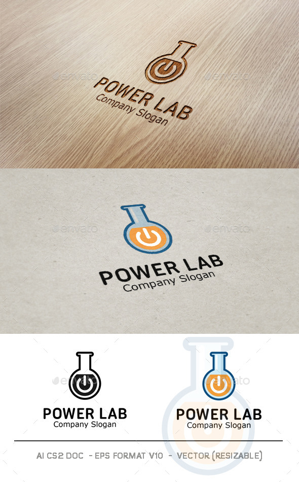 Power Lab Logo - Objects Logo Templates