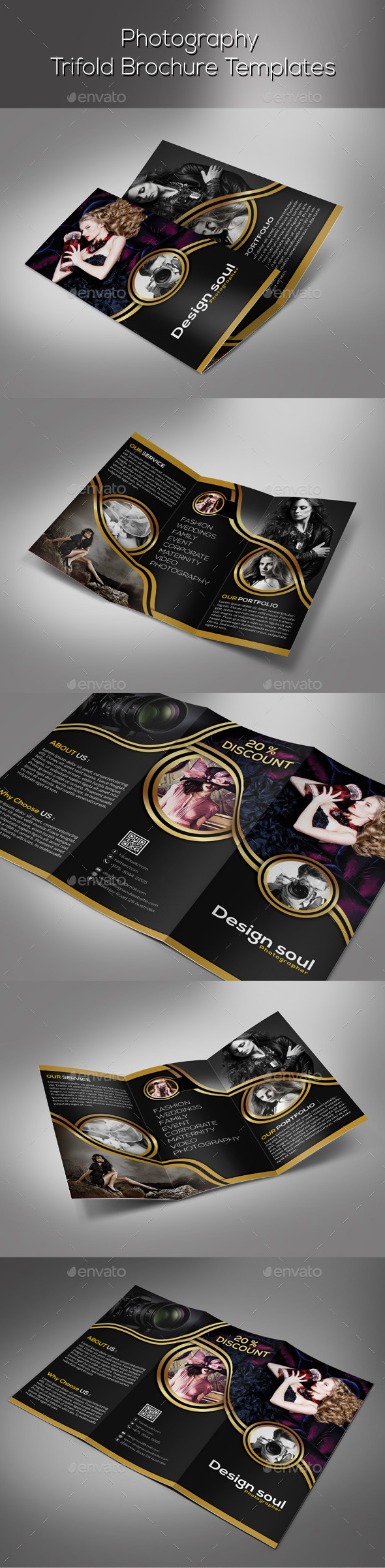 Photography Trifold Brochure - Corporate Brochures