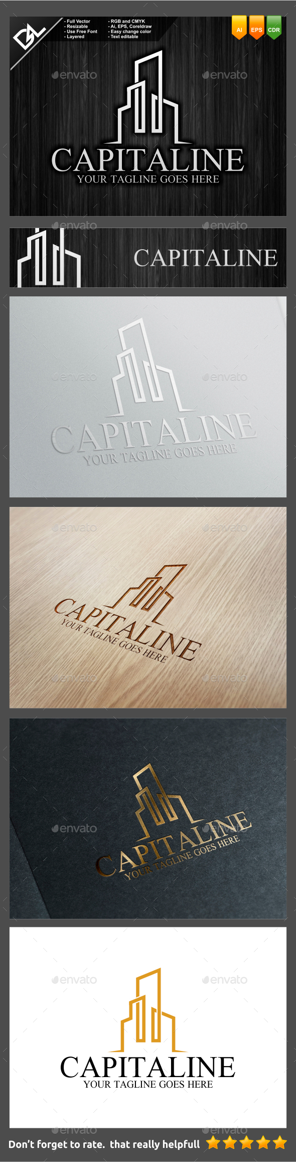 Capitaline - Objects Logo Templates