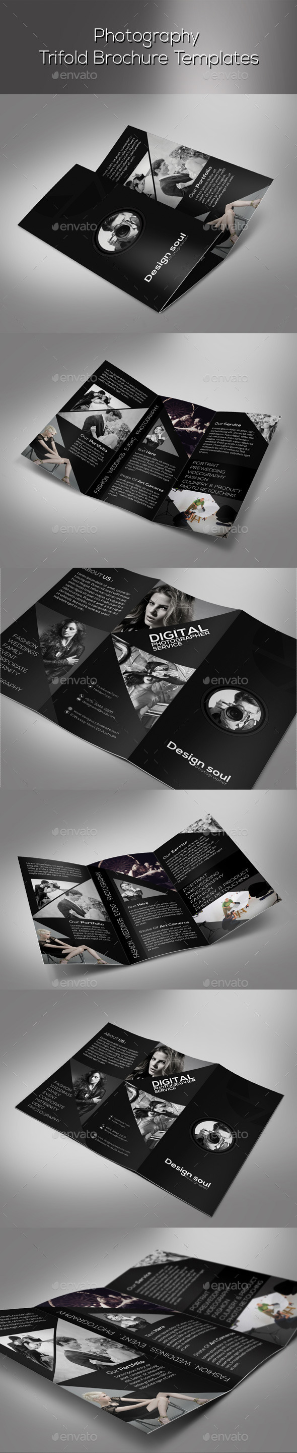 Photography Trifold Brochure - Corporate Brochures