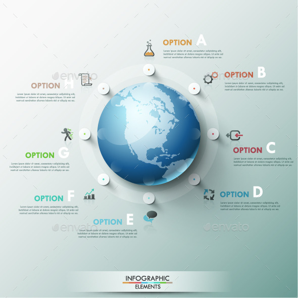 Modern Infographic Options Template - Infographics